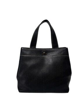 Chanel Super Caviar Leather Black Tote Seal